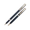 Набор Pierre Cardin коллекция «ПАРА (PEN&PEN)»: ручка шариковая + роллер. Корпус - латунь. Отделка -стальное покрытие. Детали дизайна - позолота. Цвет - черный