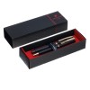 Набор Pierre Cardin коллекция «ПАРА (PEN&PEN)»: ручка шариковая + роллер. Корпус - латунь. Отделка -стальное покрытие. Детали дизайна - позолота. Цвет - черный