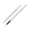Набор Pierre Cardin коллекция «ПАРА (PEN&PEN)» : ручка шариковая + роллер, корпус - латунь. Отделка - стальное матовое покрытие. Детали дизайна - позолота. Цвет - стальной.
