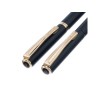 Набор Pierre Cardin коллекция «ПАРА (PEN&PEN)»: ручка шариковая + роллер. Корпус - латунь. Отделка -стальное покрытие. Детали дизайна - позолота. Цвет - черный