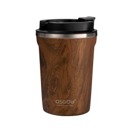 Термокружка CAFe COMPACT, 380 мл, wood