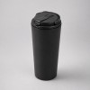 Термокружка с трубочкой «Moment Straw», 350 мл, черный