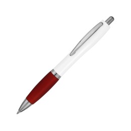 Ручка шариковая "Nash", белый/красный, черные чернила