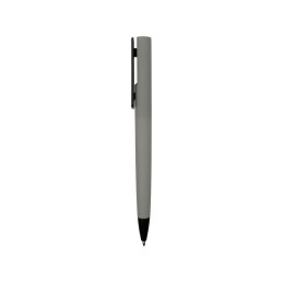 Ручка пластиковая soft-touch шариковая «Taper», серый/черный