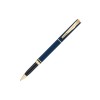 Ручка 2 в 1 шариковая и перьевая Pierre Cardin коллекция «2 в 1 | COMBI PEN». Корпус - латунь. Материал клипа - сталь. Цвет - синий. Упаковка Е