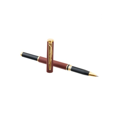 Ручка 2 в 1 шариковая и перьевая Pierre Cardin коллекция «2 в 1 | COMBI PEN». Корпус - латунь. Материал клипа - сталь. Цвет - терракотовый. Упаковка Е