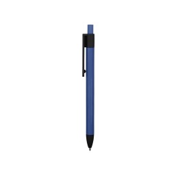 Ручка металлическая soft-touch шариковая «Haptic», синий/черный