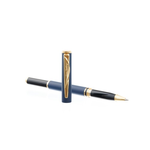 Ручка 2 в 1 шариковая и перьевая Pierre Cardin коллекция «2 в 1 | COMBI PEN». Корпус - латунь. Материал клипа - сталь. Цвет - синий. Упаковка Е