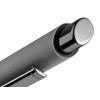 Металлическая шариковая ручка soft touch "Ellipse gum", серый