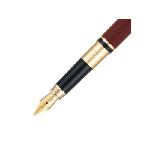 Ручка 2 в 1 шариковая и перьевая Pierre Cardin коллекция «2 в 1 | COMBI PEN». Корпус - латунь. Материал клипа - сталь. Цвет - терракотовый. Упаковка Е