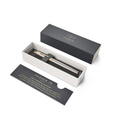 Ручка роллер «Parker IM Core Brushed Metal GT», серебристый/золотистый