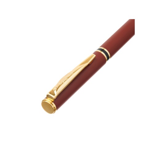 Ручка 2 в 1 шариковая и перьевая Pierre Cardin коллекция «2 в 1 | COMBI PEN». Корпус - латунь. Материал клипа - сталь. Цвет - терракотовый. Упаковка Е
