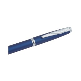 Ручка шариковая Pierre Cardin коллекция «ГАММА КЛАССИКА (GAMME CLASSIC)». Корпус - латунь с матовым покрытием. Отделка и детали дизайна - сталь и хром. Цвет - синий матовый. Упаковка Е.