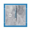 Шариковая ручка Parker IM Premium K318  Blue Grey CT, стержень: M, цвет чернил: blue, в подарочной упаковке.