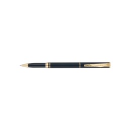 Ручка 2 в 1 шариковая и перьевая Pierre Cardin коллекция «2 в 1 | COMBI PEN». Корпус - латунь. Материал клипа - сталь. Цвет - черный. Упаковка Е