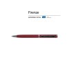 Ручка "Firenze" шариковая автоматическая софт-тач, красная
