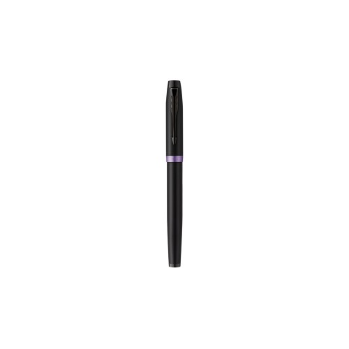 Перьевая ручка Parker IM Vibrant Rings Flame Amethyst Purple, стержень:F, цвет чернил: blue, в подарочной упаковке.
