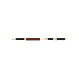 Ручка 2 в 1 шариковая и перьевая Pierre Cardin коллекция «2 в 1 | COMBI PEN». Корпус - латунь. Материал клипа - сталь. Цвет - терракотовый. Упаковка Е