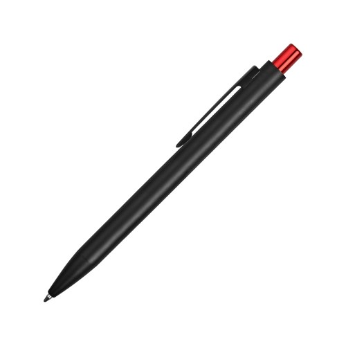 Ручка металлическая шариковая «Blaze» с цветным зеркальным слоем, черный/красный