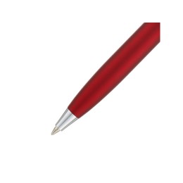 Ручка шариковая Pierre Cardin коллекция «БРИЗ | EASY». Корпус - алюминий. Клип - сталь. Отделка и детали дизайна - латунь. Цвет - красный. Упаковка Е