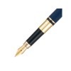 Ручка 2 в 1 шариковая и перьевая Pierre Cardin коллекция «2 в 1 | COMBI PEN». Корпус - латунь. Материал клипа - сталь. Цвет - синий. Упаковка Е