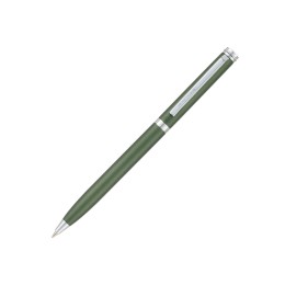 Ручка шариковая Pierre Cardin коллекция «БРИЗ | EASY». Корпус - алюминий. Клип - сталь. Отделка и детали дизайна - латунь. Цвет - зеленый. Упаковка Е