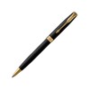 Ручка шариковая «Parker Sonnet Core Matte Black GT», черный/золотистый
