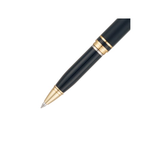 Ручка 2 в 1 шариковая и перьевая Pierre Cardin коллекция «2 в 1 | COMBI PEN». Корпус - латунь. Материал клипа - сталь. Цвет - черный. Упаковка Е