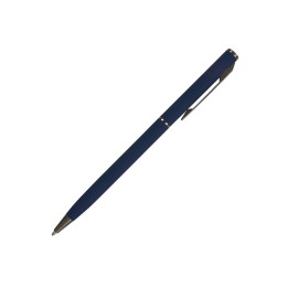 Ручка шариковая автоматическая BrunoVisconti® "PALERMO" цвет корпуса темно-синий, soft-touch, 0.7 мм