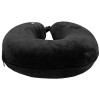 Подушка для путешествий с эффектом памяти Мемо "Drowsy" Black