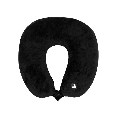 Подушка для путешествий с эффектом памяти Мемо "Drowsy" Black