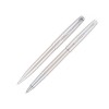 Набор Pierre Cardin коллекция «ПАРА (PEN&PEN)» : ручка шариковая + роллер. Корпус - латунь и хромоникилевое покрытие.Отделка и детали дизайна - сталь, хром. Цвет - серебристый. Упаковка Е.