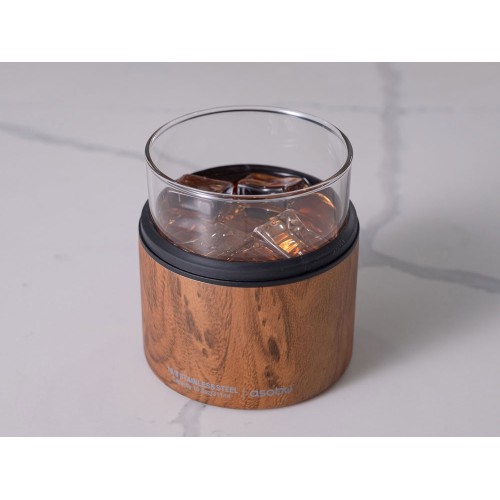 Тумблер для виски WHISKEY KUZIE, дерево