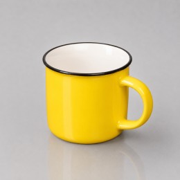 Кружка с каймой "Countryside M", желтый 410ml
