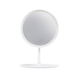 Косметическое зеркало с LED-подсветкой "Beautific", белый