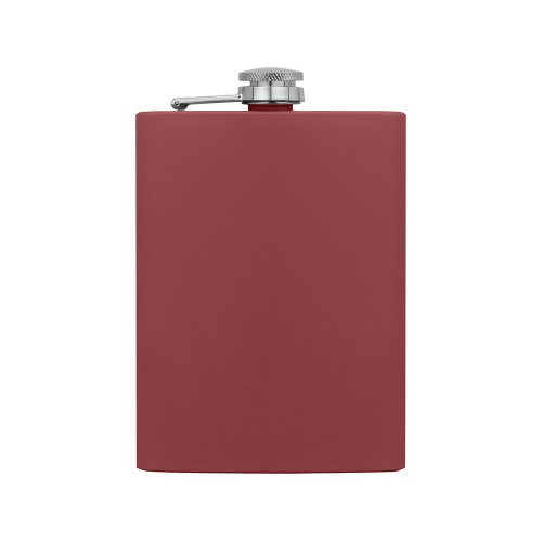 Фляжка 240 мл Remarque soft touch, 304 сталь, бургунди