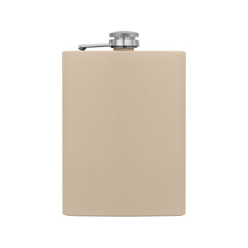 Фляжка 240 мл Remarque soft touch, 304 сталь, бежевый