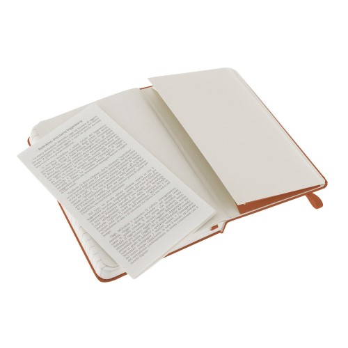 Записная книжка Moleskine Classic (в линейку) в твердой обложке, Pocket (9x14см), оранжевый коралл