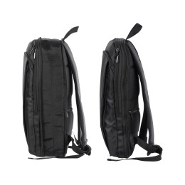 Расширяющийся рюкзак Slimbag для ноутбука 15,6", черный