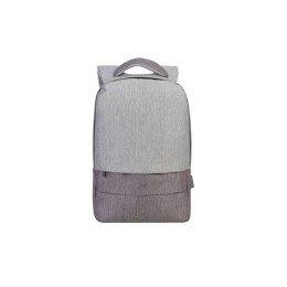 RIVACASE 7562 grey/mocha рюкзак для ноутбука 15.6", серый/кофейный