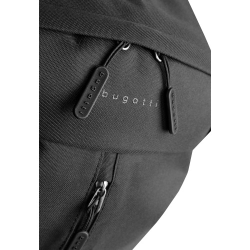 Рюкзак мужской BUGATTI КЛАССИКА | BASIC, черный, полиэстер, 32 x 14 x 45 см