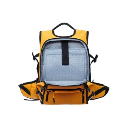 Рюкзак TORBER РИТМ, желтый, полиэстер 900D с PU покрытием, 45 х 32 х 20 см