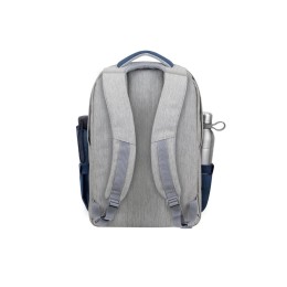 RIVACASE 7567 grey/dark blue рюкзак для ноутбука 17.3" / 6