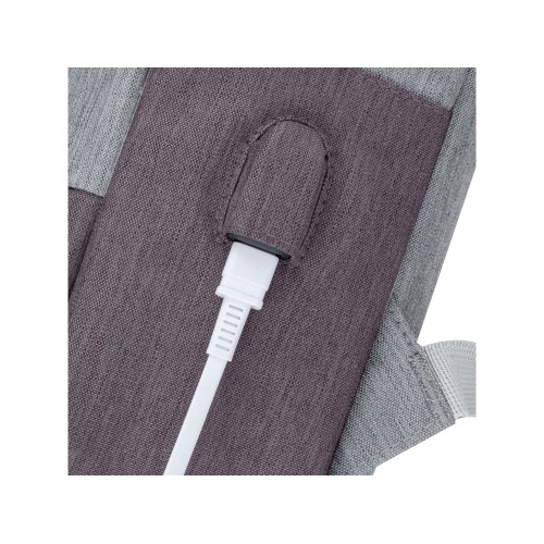 RIVACASE 7562 grey/mocha рюкзак для ноутбука 15.6", серый/кофейный