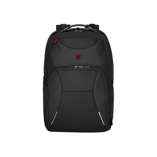 Рюкзак WENGER Cosmic 17", чёрный, переработанный ПЭТ/ПВХ/полиэстер, 34 x 23 x 49 см, 30 л