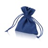 Мешочек подарочный, лен, малый, темно-синий