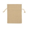 Мешочек подарочный, лен, средний, натуральный