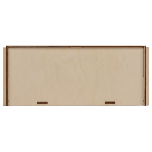 Деревянная коробка для гирлянды с наполнителем-стружкой "Ларь"