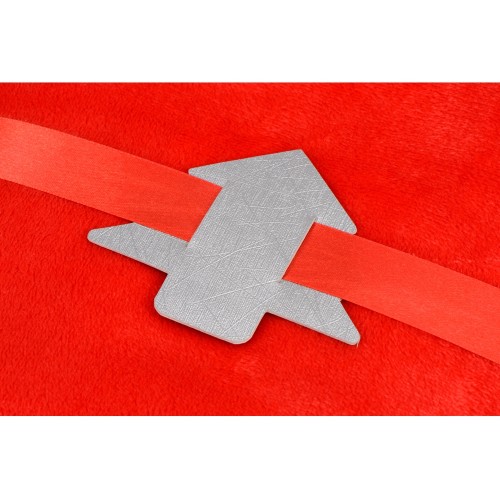 Новогодняя бирка для пледов "Елочка", серебристый