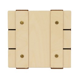 Деревянная подарочная коробка с крышкой "Ларчик" на бечевке